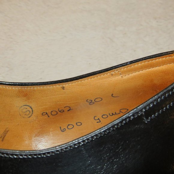 John Lobb Gould Black Leather Monk Strap Loafers Size 9C main image 5
